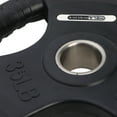 thumbnail image 6 of HolaHatha 35-Pound Olympic Rubber Coated Weight Plates with Handle, Black, 6 of 11
