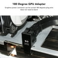 thumbnail image 4 of ATX3.0 PCIe 5.0 16 Pin Power Modular, 600W 180 Degree 4x8Pin to 12VHPWR Connector Power Adapter, for 40 Series 12+4P Graphics Card, 4 of 8