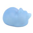 thumbnail image 3 of NFTIGB Crystal Sleeping Cat Stone 1.42 inches / 3.6 cm Cute Statue Office Desk Decoration Blue, 3 of 5