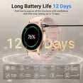 thumbnail image 3 of Fitpolo Smart Watch for Women,1.3" AMOLED Touchscreen Fitness Tracker, Make/Answer Calls, Heart Rate SpO2 Monitor, IP68 Waterproof, Sleep & Activity Tracking Smartwatch for Andro, 3 of 8