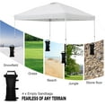 thumbnail image 3 of 8 Pack Canopy Sand Bags -  & Portable for Tents, Canopies & Umbrellas - Unfilled Weight Bags for Outdoor Events, 3 of 7