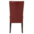 thumbnail image 5 of Milton Bonded Leather Chair, Pomegranate, 5 of 8