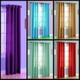 thumbnail image 2 of 2 PANELS GROMMET FAUX SILK WINDOW CURTAIN PANEL DRAPE MIRA NEW STYLE, 2 of 2