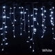 thumbnail image 2 of 5M 16.4ft Droop 0.4m 0.5m 0.6m LED String Lights Curtain Icicle Garland for Christmas Holiday Wedding Party Outdoor Decoration, 2 of 5