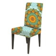 thumbnail image 4 of KBOOK Stretch Dining Chair Covers Bohemian Chair Covers for Dining Room Party Wedding Banquet (2PCs), 4 of 5