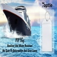 thumbnail image 5 of Toptie Cruise Luggage Tags Set Clear Waterproof Tag Holder Zip Seal and Steel Loops-4 pack, 5 of 5