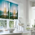 thumbnail image 2 of LALILO Kitchen Curtains and Valances Set of 3 36" Romantic Window Treatment Tiers for Window Decor, 2 of 5