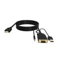 thumbnail image 2 of Cable convertidor Adaptador de video chapado en oro 6 pies Compatible con Potencia 10 pies Baoblaze hdmi a vga, 2 of 8