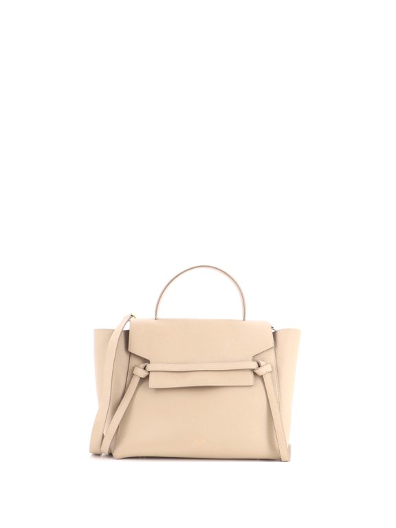 Pre-Owned Belt Bag Textured Leather Mini By Rebag