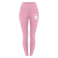 thumbnail image 4 of Endives Leggings Womens Breast Cancer Awareness Workout Yoga Pants Ribbon Legging Tights For Women, 4 of 4