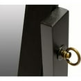 thumbnail image 2 of Black Finish Wood Rectangular Cheval Floor Mirror, Free Standing Mirror, 2 of 5