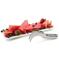 thumbnail image 5 of Cortador de frutas multifuncional de acero inoxidable, cortador de frutas de acero inoxidable 2 en 1, herramienta cortadora de sandía, cortador de frutas, utensilio de cocina, 5 of 5