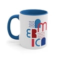 thumbnail image 3 of Coffee Mugs, Holiday Gift Tea Cup, American Style Graphic, Office or Home, 3 of 4