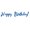 Blue, variant on Beistle - Foil Happy Birthday! Streamer - 9" x 5' - Pack of 12