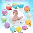 thumbnail image 4 of Sea Surprise Bath Bombs,12Pc Organic Fizzy Bath Bomb Gift Set with Hidden Ocean Toys,Gentle & Scented,Relaxing Sensory Spa Experience,Ideal,Birthday,Holiday Gift for Adults,Makeup Organizers, 4 of 8