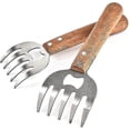 thumbnail image 1 of Meat Claws Meat remover,2 Pieces BBQ Pulled Pork Meat Shredder Bear Claws Stainless Steel Meat Handler,Pulled Pork & Meat Claws Meat Shredder Forks an, 1 of 5