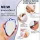 thumbnail image 4 of Depiladora de cristal para hombres y mujeres, herramienta de depilación exfoliante sin dolor para brazos, piernas, espalda, reutilizable y lavable, depiladora portátil azul, 4 of 5