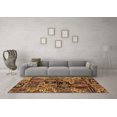 thumbnail image 3 of Ahgly Company Indoor Rectangle Abstract Brown Modern Area Rugs, 8' x 12', 3 of 4