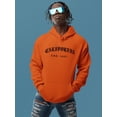 thumbnail image 2 of Gothic California 1992 Banner Hoodie Men -Image by Shutterstock, Male Large, 2 of 4