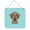 Blue, variant on Carolines Treasures Checkerboard Pink Wirehaired Dachshund Aluminum Metal Wall Or Door Hanging Prints
