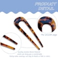 thumbnail image 3 of horquillas grandes en forma de U para el pelo para niñas, horquillas para el pelo de acetato Vhermosa, 3 of 6