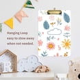 thumbnail image 4 of FORMRS Acrylic Clipboard with Low Profile Clip Standard A4 Letter Size, 12.5" x 9", Cartoon Doodles, 4 of 8