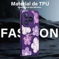thumbnail image 4 of Threehao Funda para Realme GT 6 y Realme GT 6T Case Uso Rudo, Ultra Delgado Flexible Púrpura Suave T, 4 of 6