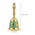 thumbnail image 2 of WRITWAA Cloches de Poignet Cloche à Main Vert Clair pour Dressage d'Animaux 1Pcs, 2 of 8