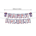 thumbnail image 2 of FYTPOV Happy 4th of July Banner, Independence Day Decor Banner for Party, Red White and Blue Theme Party Supplies, Memorial Day Decorations, 2 of 5