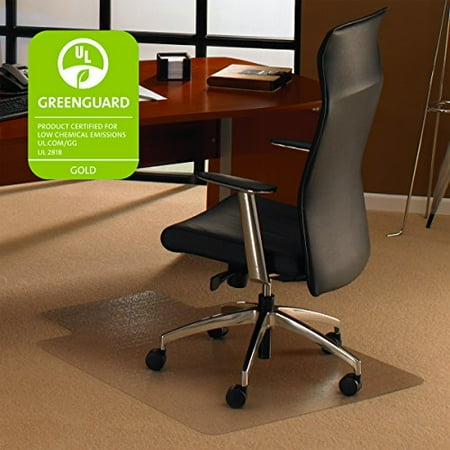 Floortex polycarbonate chair mat with lip Clearance