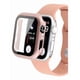 thumbnail image 1 of Correa de Silicona con Funda Protectora de Cristal para Apple Watch, Compatible con Todas las Series, 1 of 4