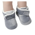 thumbnail image 4 of BJUTIR Kid Boots Baby Boys Girls Soft Plush Snow Boots Warm Cotton First Walkers Shoes, 4 of 9