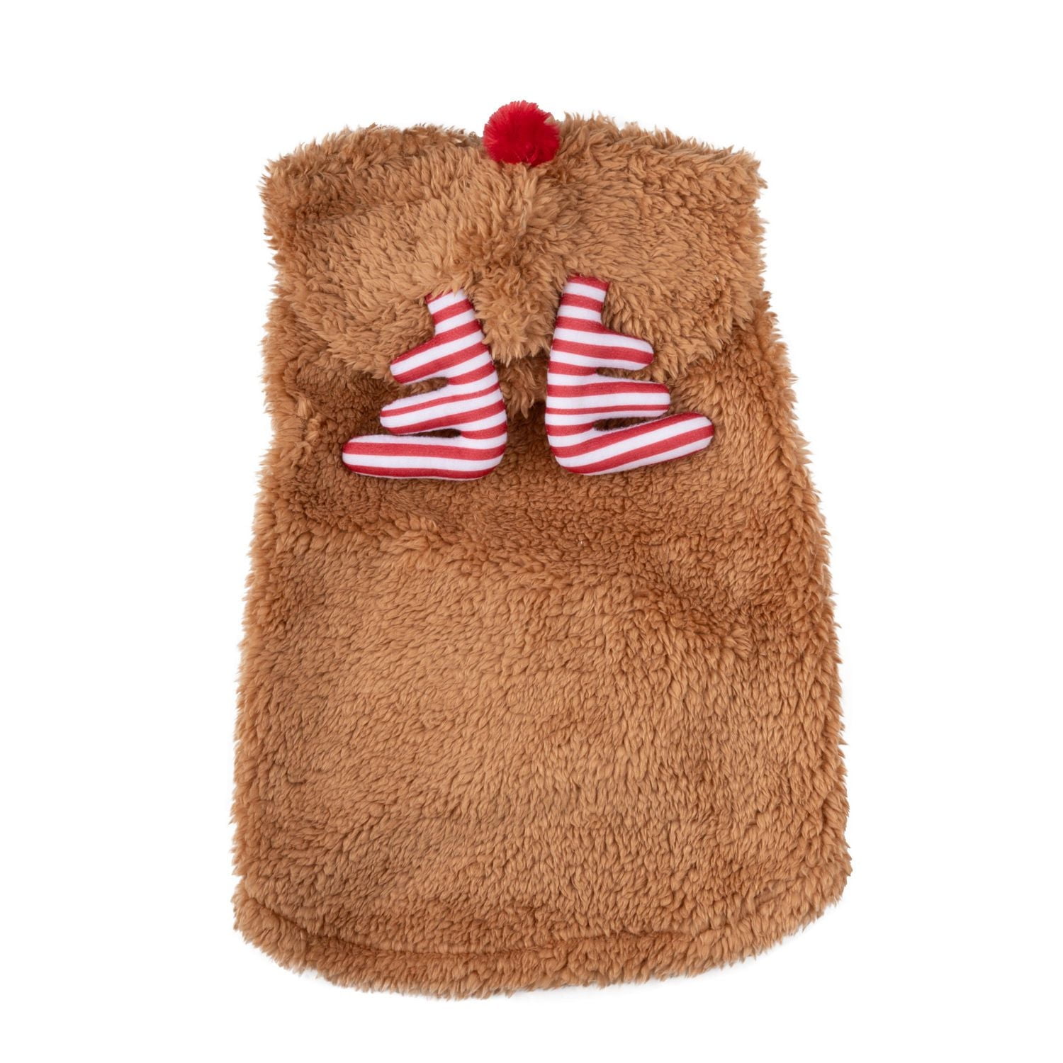 Vibrant Life Holiday Tan Deer Pet Hoodie - Sweat à capuche pour chien et chat