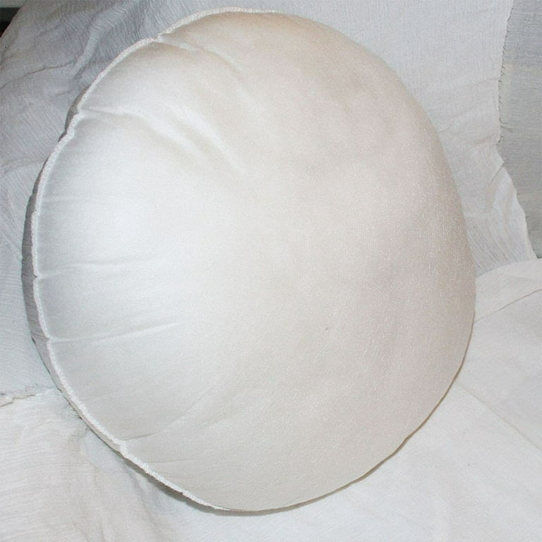 18-inch ROUND pillow Sham Stuffer White Hypoallergenic pillow Insert  Premium Made in USA