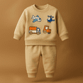 thumbnail image 3 of JuniorKids Ensemble de Joggeurs en Coton pour Garçons, 3 of 3