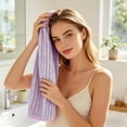 thumbnail image 6 of Celsvanis Bath Towel Thick Soft Highly Absorbent Quick Dry Household Bathroom Shower Towel for Home Hotel Spa Gym Travel Daily Use, Purple, 6 of 7