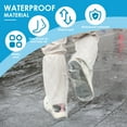 thumbnail image 3 of 25 Pairs Waterproof Shoe Covers Transparent PE Rain Shoe Covers with Elastic Design Non Slip Boot Protectors for Men and Women, 3 of 9