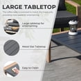 thumbnail image 5 of GREEN MORE 4-Piece All Weather Outdoor Patio Furniture Set，Modern Outdoor Sectional Sofa with Coffee Table & Detachable Washable Cushions,Patio Conversation Set for Porch, Balcony & Backyard, Natural, 5 of 6