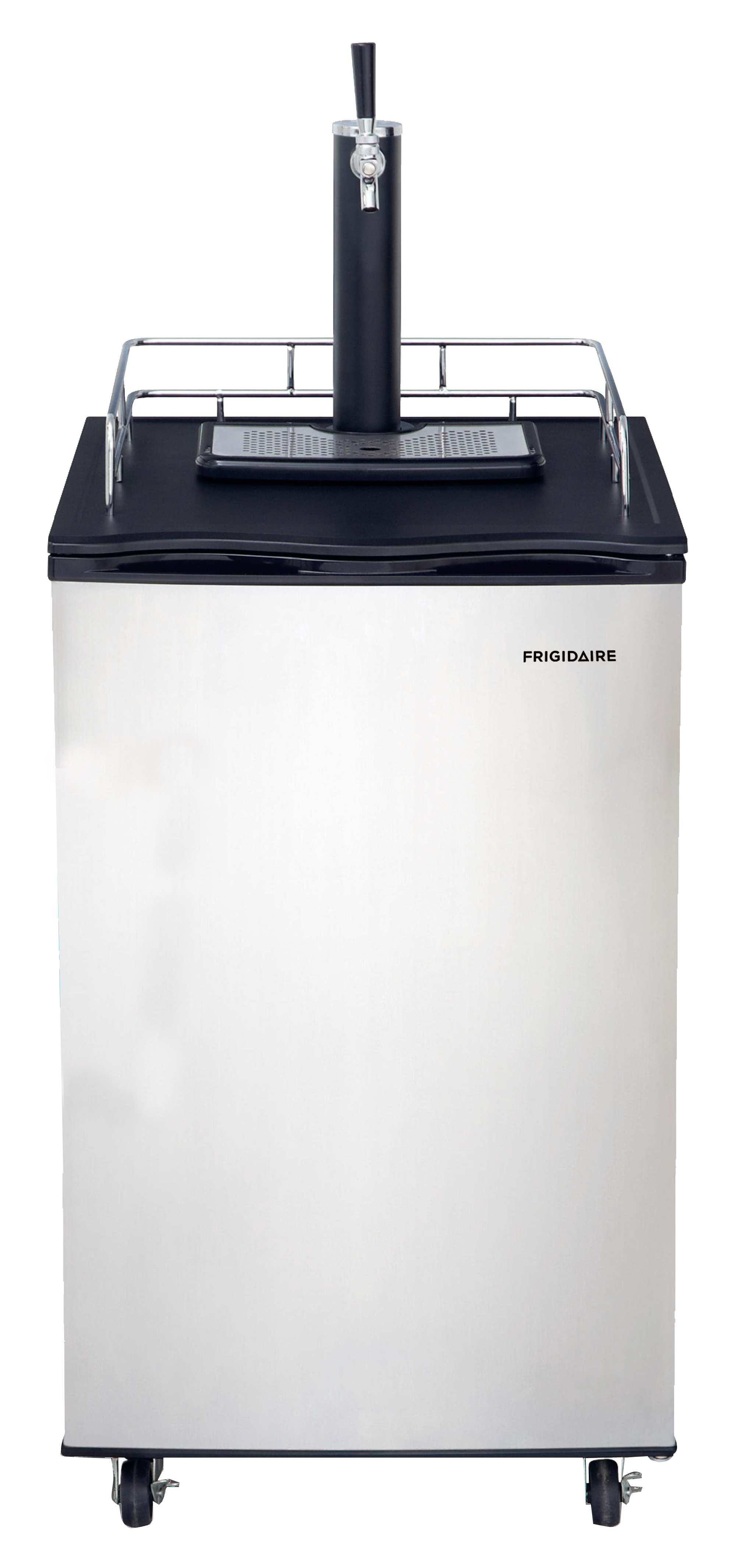Frigidaire 6.1 Cu. ft. Kegerator for Full Size and Pony Kegs, Beer Keg with Scratch-Resistant Worktop, Quick-Connect Coupler