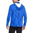 thumbnail image 5 of longantii Sun Shirts for Men Quick-Drying Long-Sleeved T Shirts with Face Mask Comfortable Breathable Hoodie Gradient Graphic Hiking Outdoor Working Shirts Spring Clothes Blue S, 5 of 5