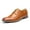 BROWN, variant on Men's Prince Classic Modern Formal Oxford Wingtip Lace Up Dress Shoes