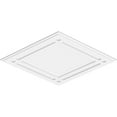 thumbnail image 2 of 34"W x 22 5/8"H x 12"C x 1"P Diamond Architectural Grade PVC Contemporary Ceiling Medallion, 2 of 11