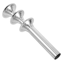 Masteelf  3 Pcs Stainless Steel Sausage Stuffing Tubes Stuffer Kit Silver