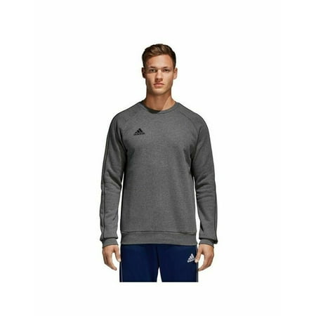 adidas Men's Essentials Core18 Pullover Sweatshirt Size 2XLarge Dark Grey CV3960