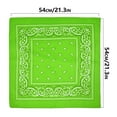 thumbnail image 2 of Clearance! Haidf Multi-purpose Bandana, Paisley Polyester Bandana Headband, Cowboy Unisex Print Head Wrap Scarf Handkerchief for Women Men Boys Girls, 21.3x21.3 Inch, 2 of 4