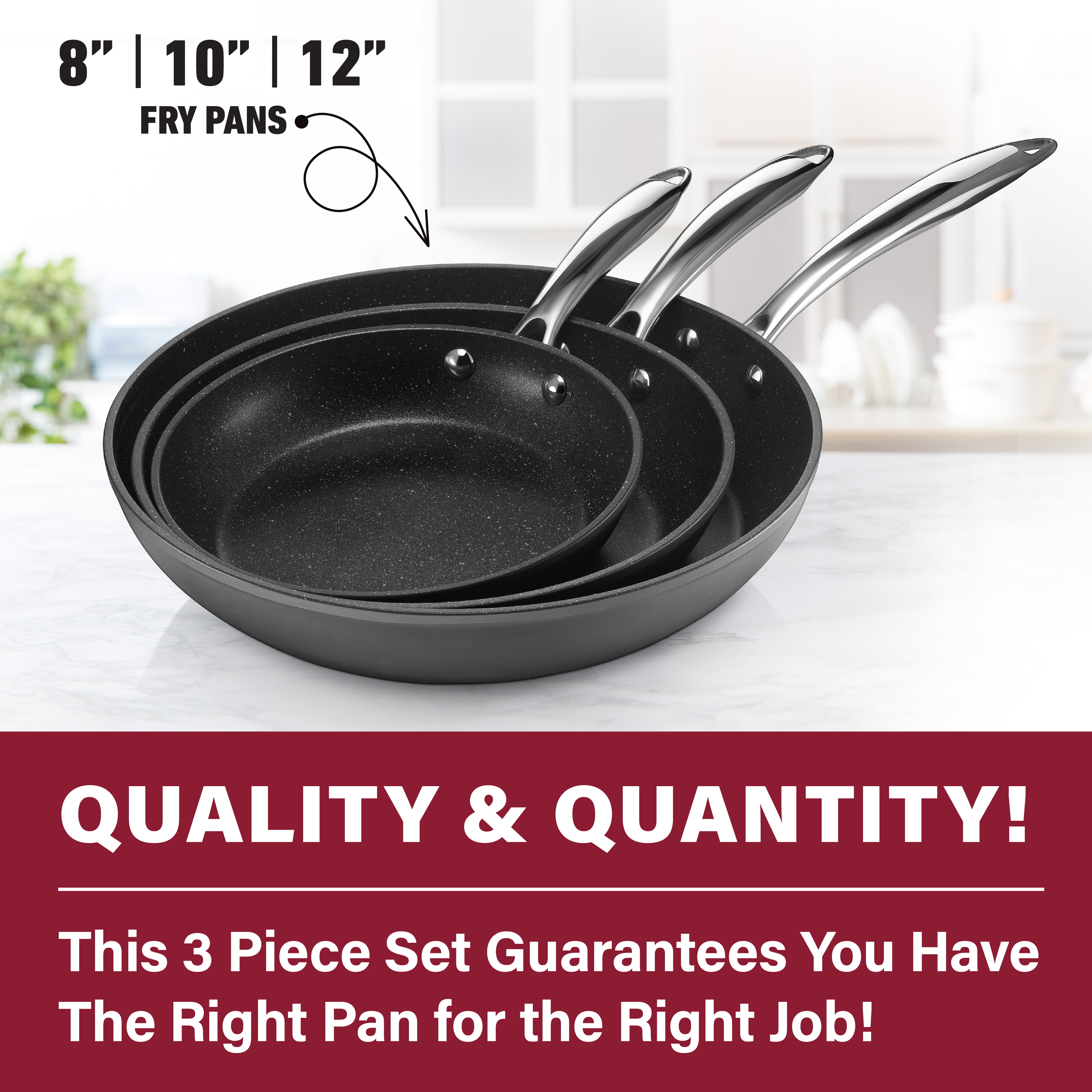 our goods Non-Stick Fry Pan - Pebble Gray - Shop Frying Pans