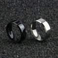 thumbnail image 5 of 2024 Fashion Charm Jewelry Ring for Men Women Stainless Steel Black Rings Wedding Engagement Band Quality Matte Male Jewelry, 5 of 5