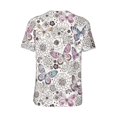 thumbnail image 3 of Rocae Vintage Butterflies for Breathable Men's Baseball T-Shirt Fashionable Casual Baseball Jersey, Moisture-wicking Sportswear XX-Large, 3 of 9