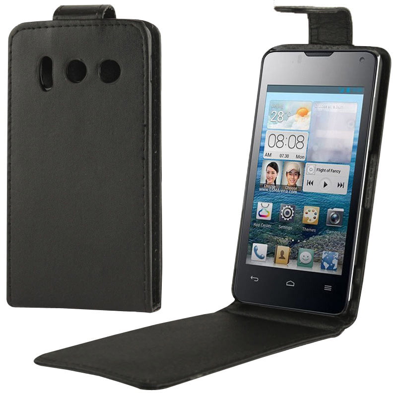 Mm Kritiek chatten Vertical Flip Leather Case for Huawei Y300 - Walmart.com