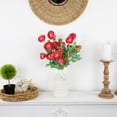 thumbnail image 2 of Northlight Real Touch™ Coral Pink Ranunculus Artificial Floral Sprays, Set of 6 - 21", 2 of 9